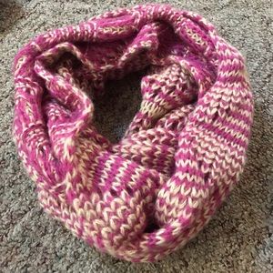 Knit warp infinity scarf